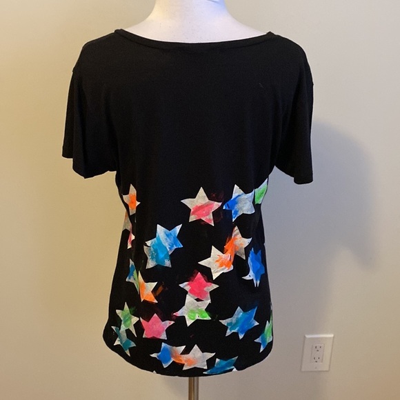 Simeon Farrar Bamboo Neon Star Tee Shirt - Picture 2 of 7